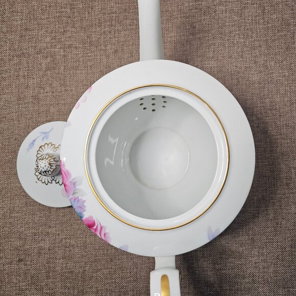 Rare Noritake Japan Circa 1908 Maruki Symbol Large Pink Cabbage Rose Pattern - Picture 4 of 12